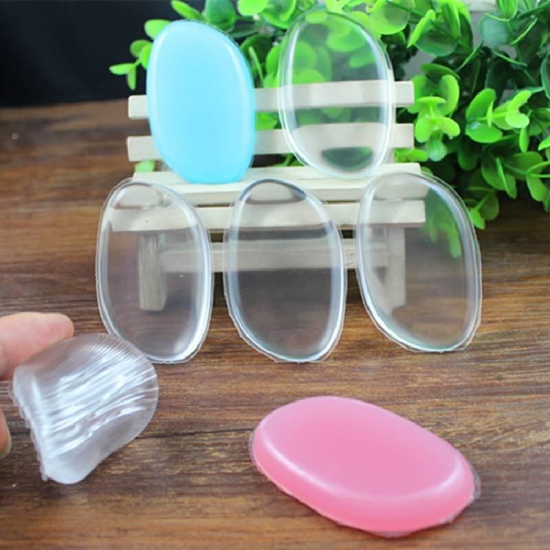 Premium Jelly Silicone Powder Puff Kit Soft Resilient Leaf Waterdrop Shape Easy To Wash