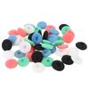 50pcs Earbud Sponge Cover Black White Red Blue Green 15mm Noise Isolation Sponge Earbud Tip for MP3 MP4 Tablet Earphone