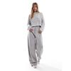 Foreign Trade Original Order Tail Goods British As Mesh Dot Perspective Loose Short Women Knitted Sweater Long Sleeve Top