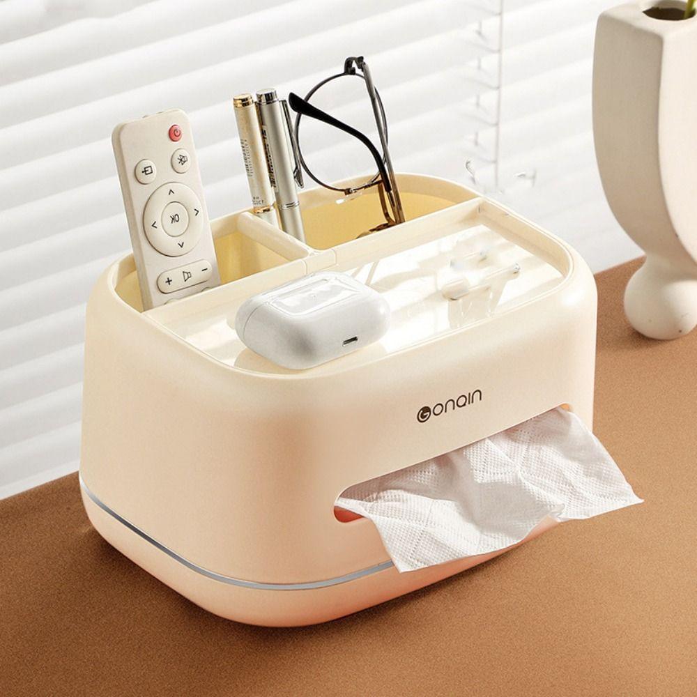 Multi-purpose Tissue Box Creative Paper Storage Box Desktop Decoration Napkin Holder  Toilet