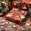 24-Piece Set of Christmas Hanging Ornaments, Wooden Crafts, Hanging Signs for Courtyard, Bar, Party Scene Decoration, Christmas Tree Decorations, 