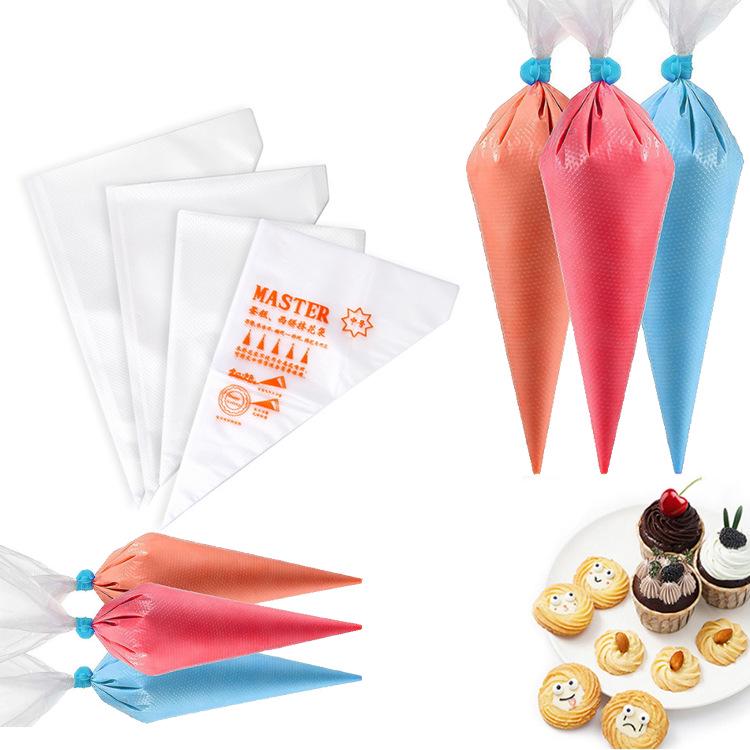 Disposable Pastry Piping Bags for Cookies, Cream, and Meringues - Triangle Extrusion Baking Tools