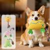 Dog Sound-making Toy - Tear-resistant Velvet Plush Cotton Rope Toy for Entertainment and Relaxation.