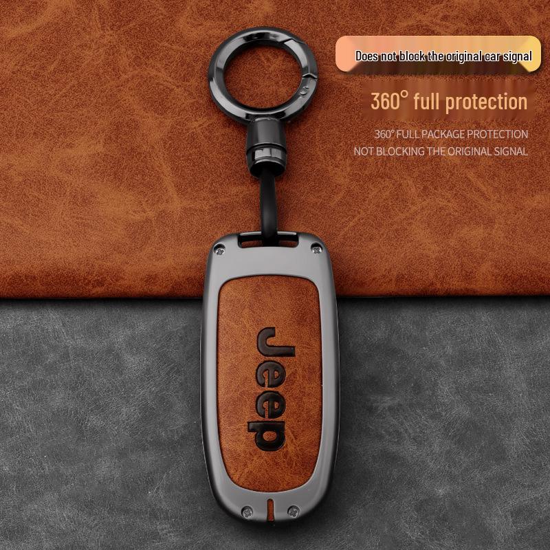 Compatible Key Cover for Jeep Compass, Grand Cherokee, Renegade, and Commander.