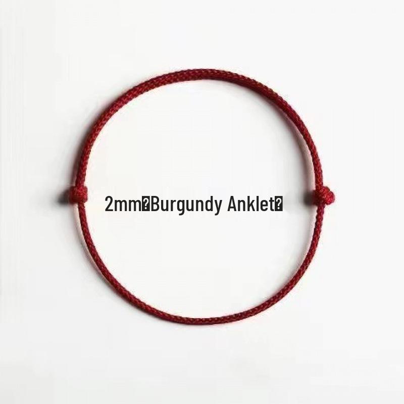 Red String Benmingnian Hand Rope: Men's Bracelet, Women's Anklet, Couple's Anklet