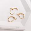 14K Gold-Filled Spring-Back French Ear Hooks with Loops for DIY Jewelry