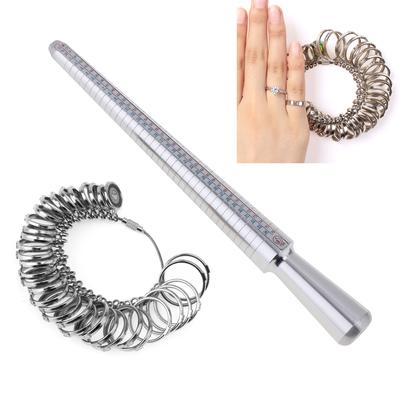 3-34 HK Ölçü ABD AB Standart Halka Ölçü Aleti, Alaşımlı Parmak Yüzükleri ve Metal Ölçme Aracı