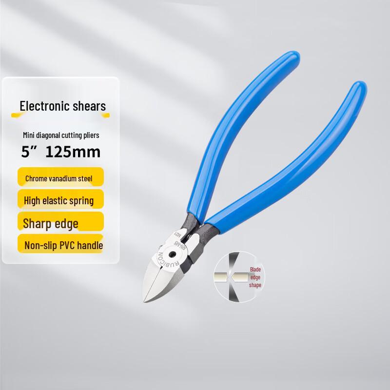 RUBICON Micro Hardened Electronic Diagonal Cutting Pliers
