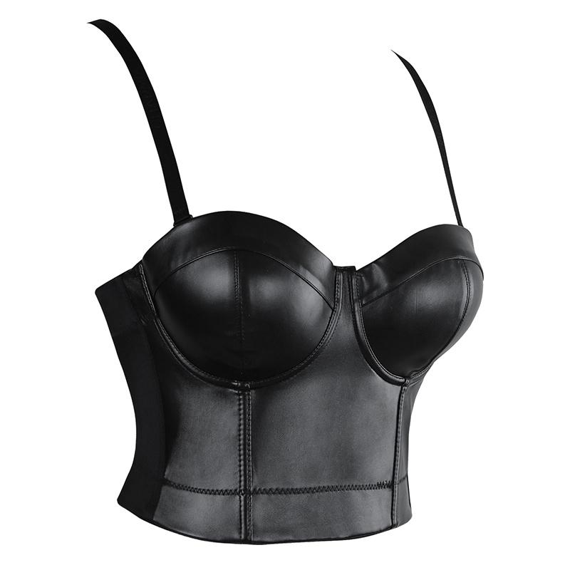 pu bralette