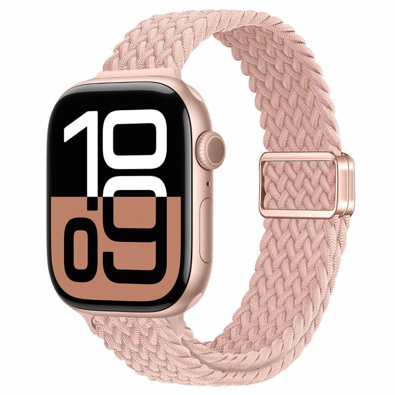 Slim Strap magnetic Braided Band Apple Watch 46mm 42mm Ultra 3 44mm 40mm 45mm 49mm 46mm 41mm iWatch Series 11 10 9 8 7 6 5 4 SE3