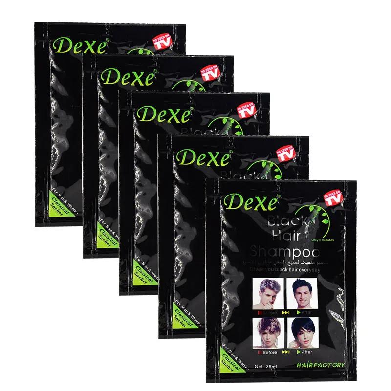 5-pack of Hair Dyeing Black Shampoo, Suitable for Both Men and Women To Use