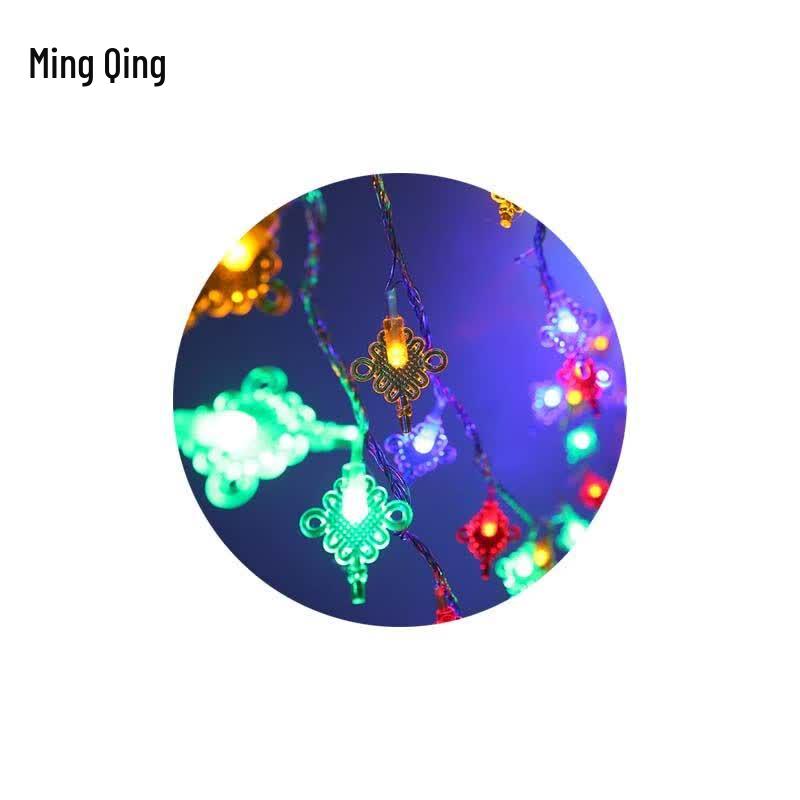 Mingqing LED Chinese Knot Spring Festival Outdoor String Lights