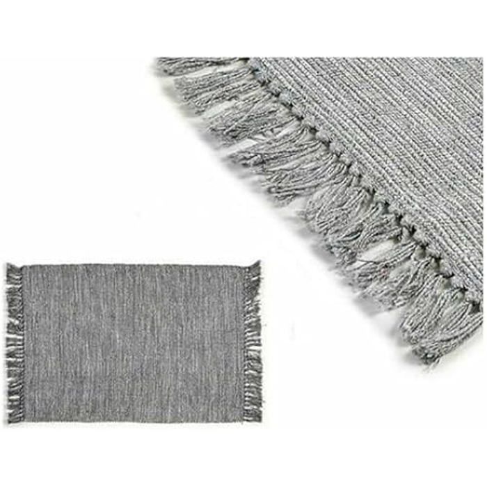 Tapis - GIFT DECOR - Modèle Gris - 180 X 120 Cm - 2 Unités - Style Moderne