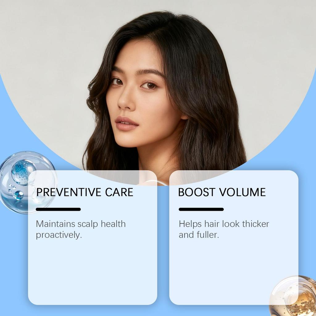 Copper Peptide Hair Growth Serum Promote Regrowth Repair Damage Scalp Massage Thicken Hair Nourish Smooth Anti Loss Hair Essence