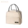 New Solid Color Twill Bento Bag Portable Thermal Bag Thickened Student Lunch Box Bag Bento Bag Meal Bag