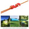 10pcs Adjustable Camping Tent Cord Rope Buckle S Type Tensioners Fastener Kit Outdoor Camping Tents Securing Accessories