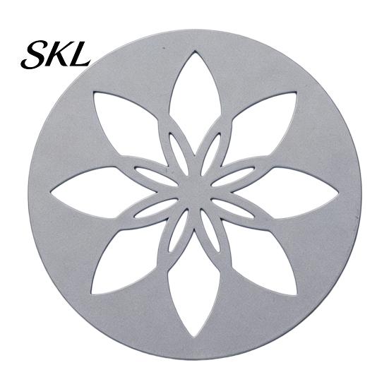 Sturdy Metal Plates for Cups Decorative Coasters Drinks, Heat Resistant Hollow Carved Table Mats Desktop Home Coffee Tea Cups, Modern Decor