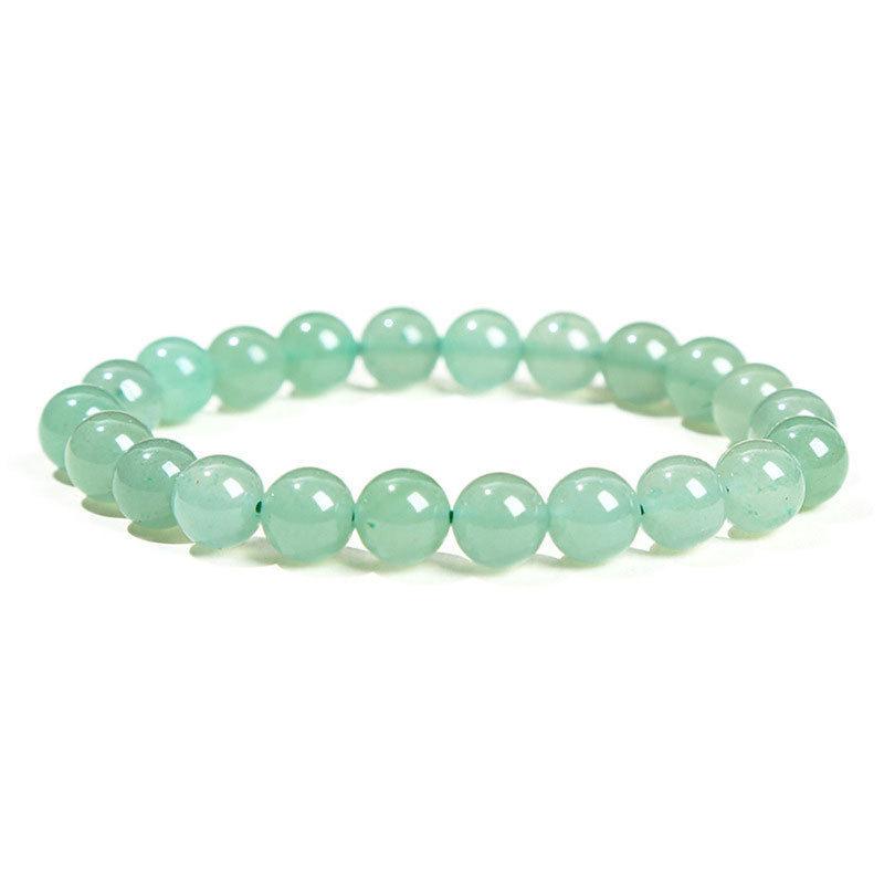 Natural Crystal Agate & Tiger Eye Stone Bracelet - Fashionable Round Beads for Men & Women