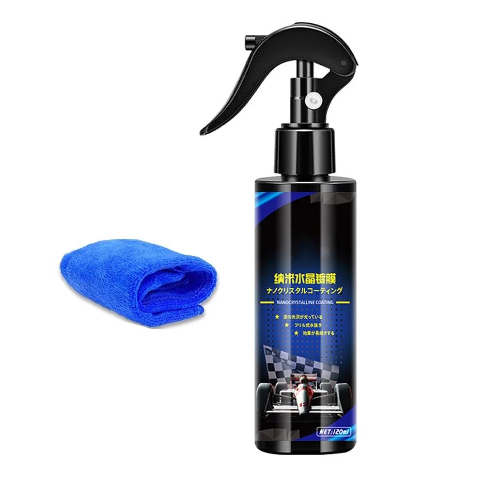 

Керамическое покрытие для автомобиля 9H 10H Уход за краской Нанополировка Кристаллическое покрытие Спрей-герметик Продукты Гидрофобное покрытие Жидкий воск