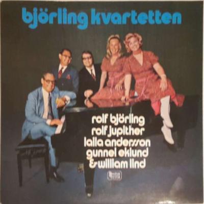 LP Record BJRLING KVARTETTEN ROLF BJRLING  Bjrling Kvartetten SLT33208 SWEDISH SOCIET 1971 Sweden Classical Used