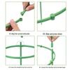 Plastic Plant Flower Stand Support Ring and Rod for Indoor/Balcony Climbing Plants