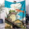 Klassische Cartoon Anime TTotoros Decke Für Büro Reisen Komfort Freizeit Camping Reise Multifunktionale Universelle Decke Ventilator Geschenk
