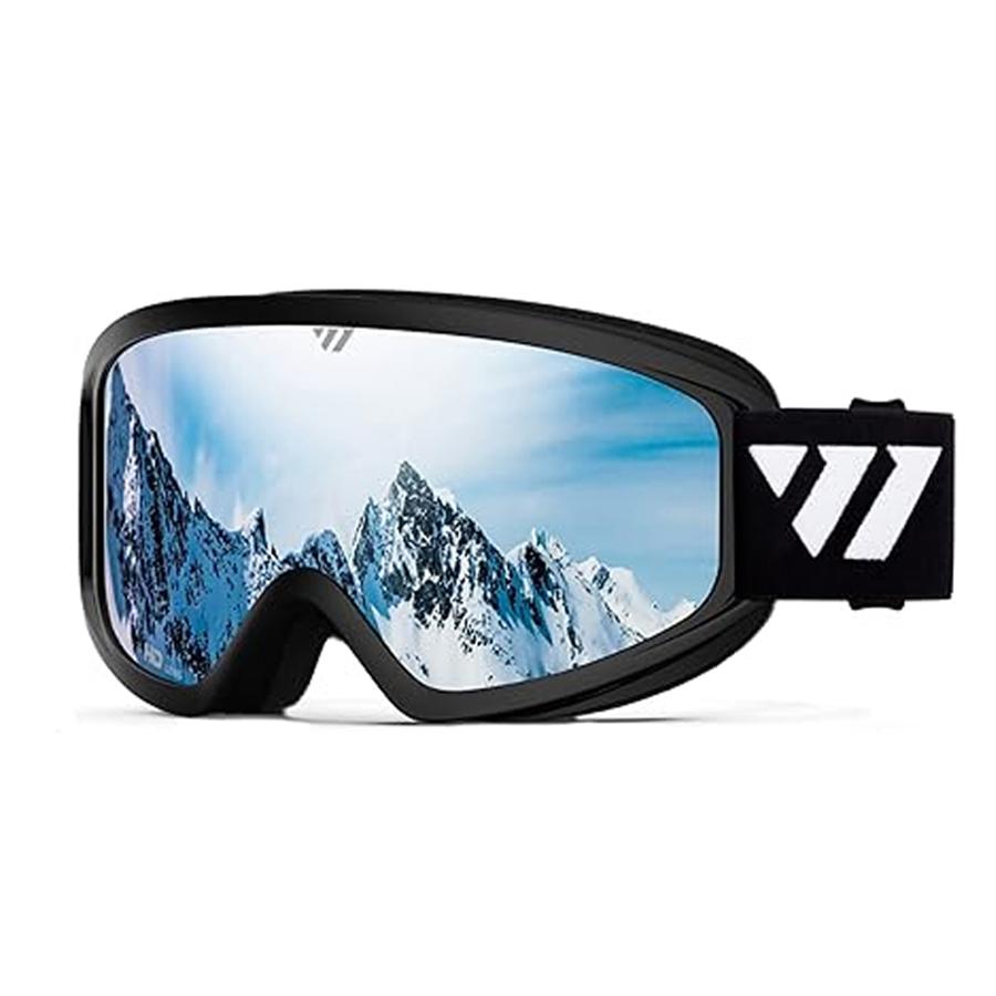 MAXJULI Professional Winter Sport Ski Goggles Double Layers Lens Anti-fog UV400 Ski Eyeglasses Skiing Snow Goggles Men Ladies W1
