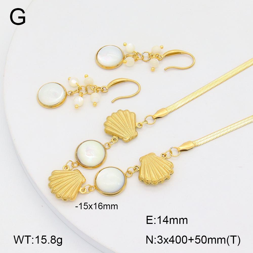 Stainless Steel Gold Flower Set Women 4pcs Necklace Earrings Bracelet Ring Cubic Zirconia Luxury Wedding Party Anniversary Gift