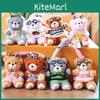 Teddybär Plüsch Schlüsselanhänger mit weichem kurzem Plüschmaterial für Kinder und Sammler