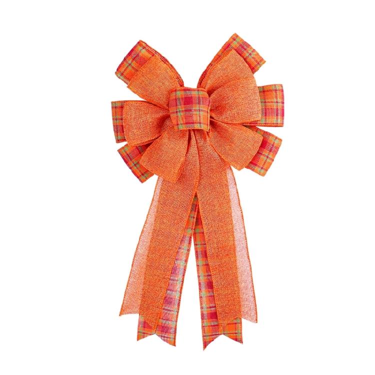 Thanksgiving Celebration Ribbon Bowknot Decorations Party Hangings Ornament