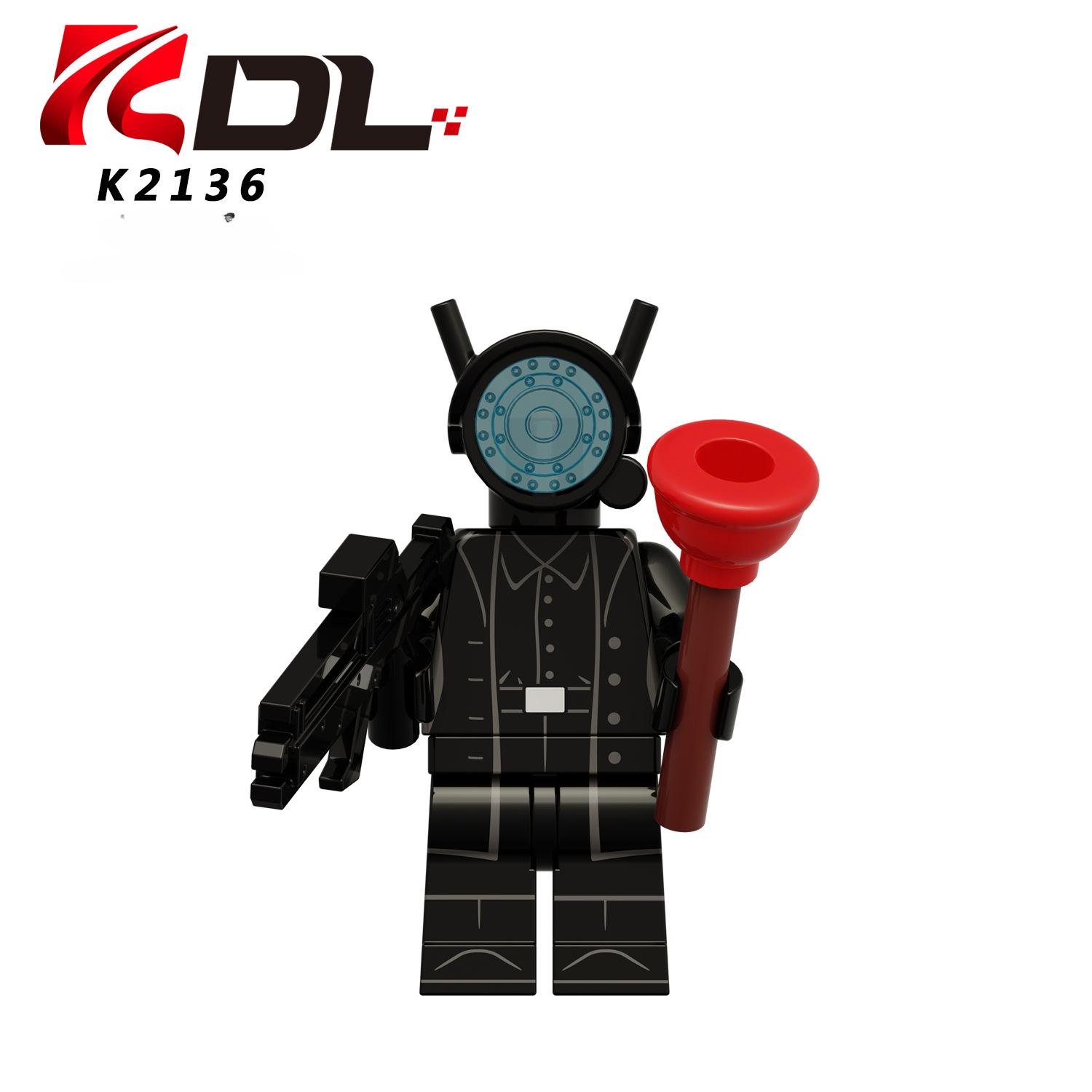 

KDL818 Туалет Человек Динамик Человек Монитор Человек Модель Сборка Строительных Блоков Человек Детские Развивающие Игрушки