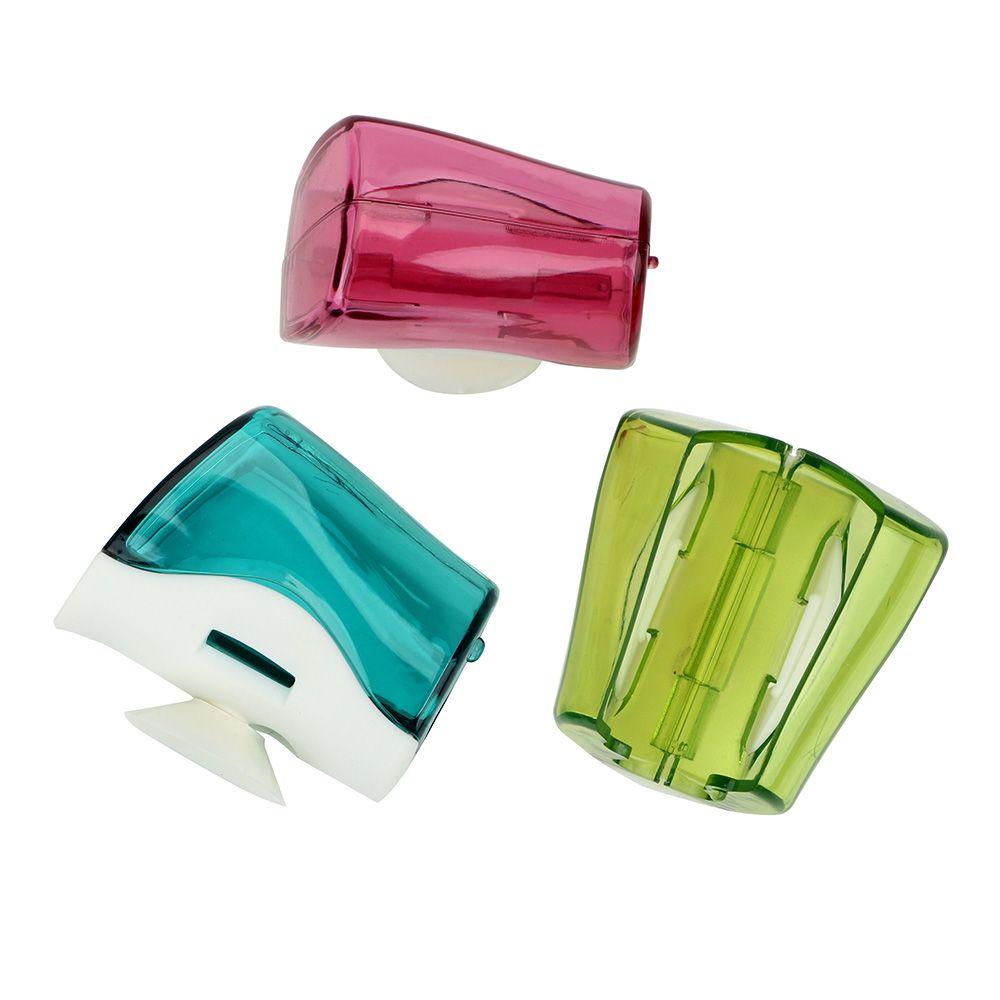 Home Dustproof Stand Wall Mount Toothbrush Holder Toothbrush Cover Bathroom Supplies Storage Rack