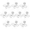 652F 10Pcs Elegant Glasses Design Tables Sign Holders, Unique And Modern Design For Enhancing Wedding And Party Decors