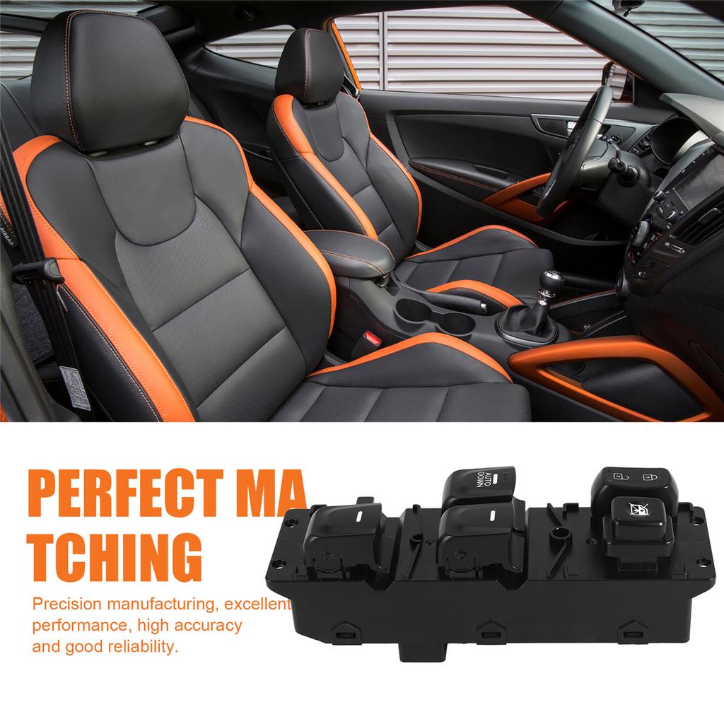 Car Left Side Master Power Window Switch for Hyundai Veloster 1.6L 2012-2017 93570-2V015-4X