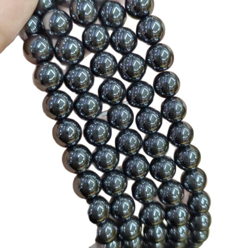 Unisex Natural Red Hematite Terahertz Magnetic Bracelet, Enhances Magnetic Energy