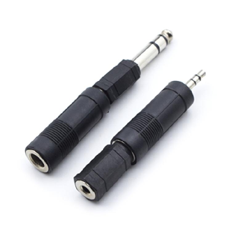 1/4inch Female to 1/8inch Male or 1/8in Male to 1/4in Female Stereo Adapter Sound Jacks Plug for Guitar Digital Piano
