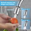 2 Modes Kitchen Faucet Spray Head Filter Adjustable 360° Rotary Splashback Tap Nozzle Bubbler Kitchen Sink Faucet Aerator