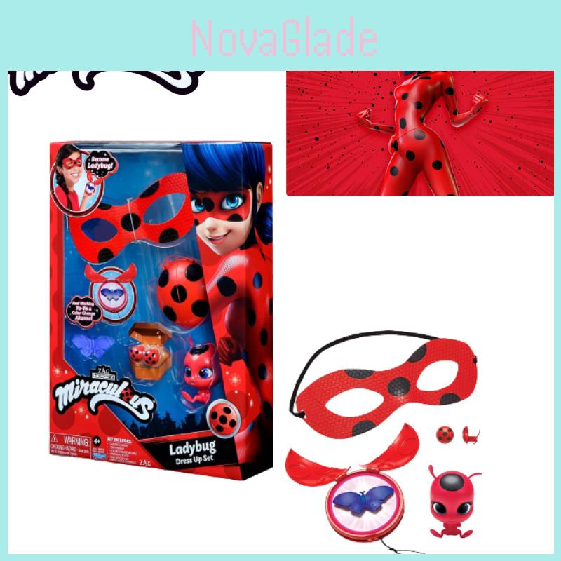 Genuine Ladybug Miraculous Girl Ladybug Redi Cat Noir Lady Rena Rouge Action Figure Toy
