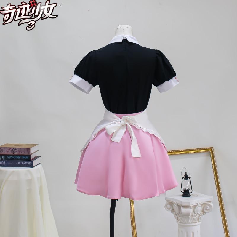 Ladybird Reddy cos Wonder Girl Season 6 Marina Cosplay Anime Suit Maid Suit Full Set