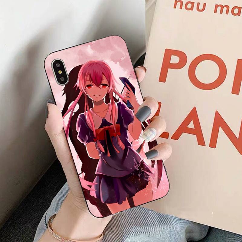 Mirai Nikki Future Diary Phone Case Silicone Soft for Iphone 14 13 12 11 Pro Mini XS MAX 8 7 6 Plus X XS XR Cover