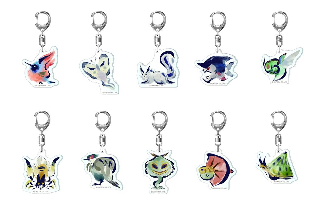Monster Hunter Rise Environmental Creature Icon Acrylic Mascot Collection Box Product