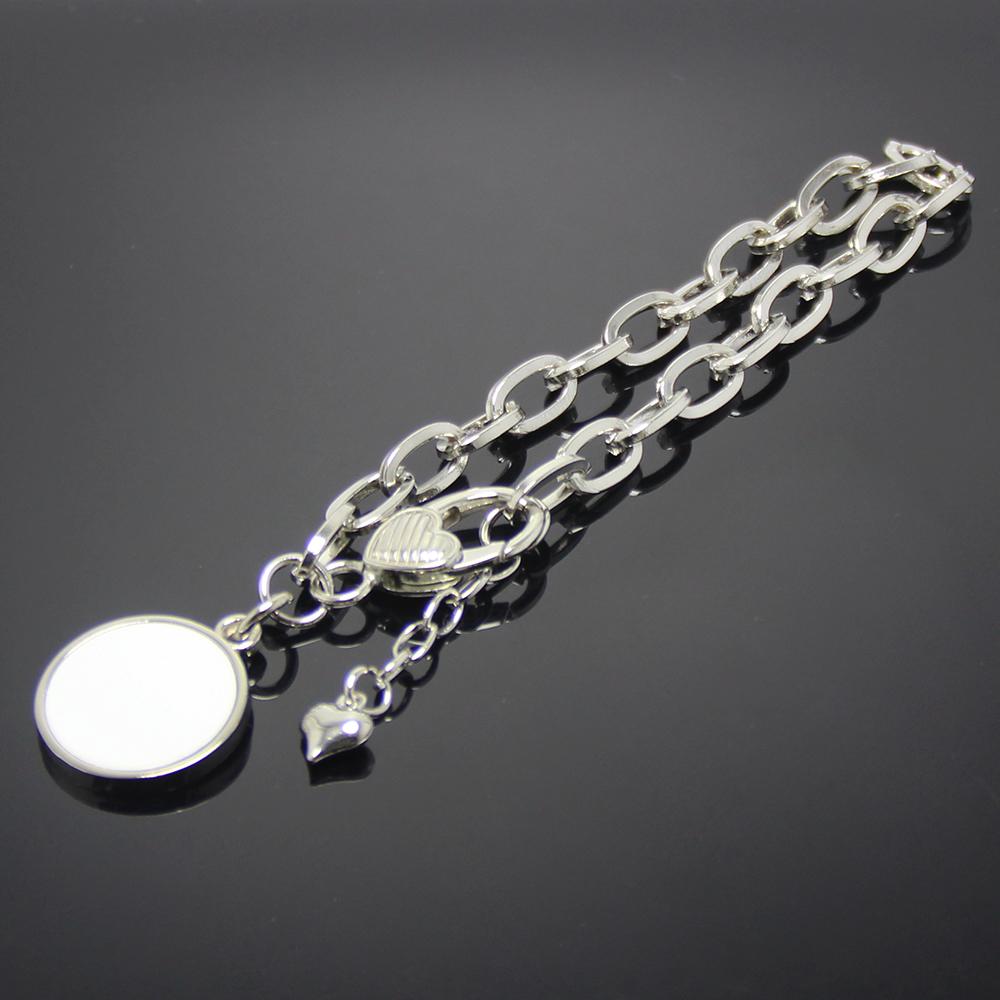 Sublimationsarmbänder für Damen Mode Wärmeübertragung Foto Kette Schmuck Leer Neuankunft Sublimationsarmband Kette