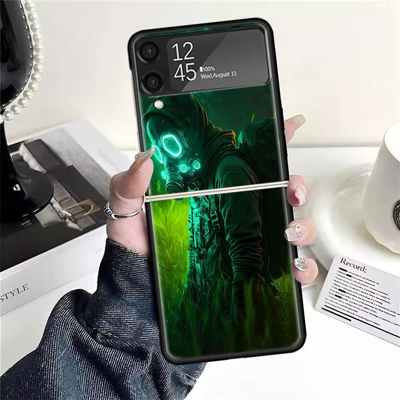 Game S-Stalker Cases For Samsung Galaxy Z Flip 4 5 6 7 3 Z Flip7 Flip6 Flip4 Flip5 Flip3 5G Hard Shockproof Fundas Cover