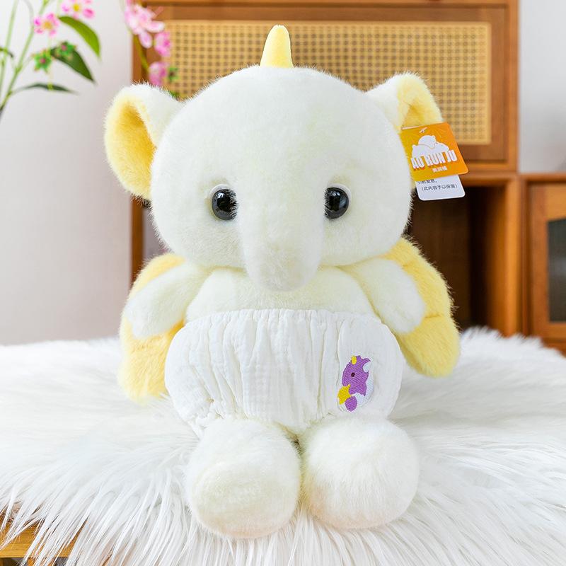 

Плюшевая игрушка Спящий единорог-слоненок, Милый слоненок, Успокаивающая кукла, Детский подарок на день рождения 40 cm бежевый