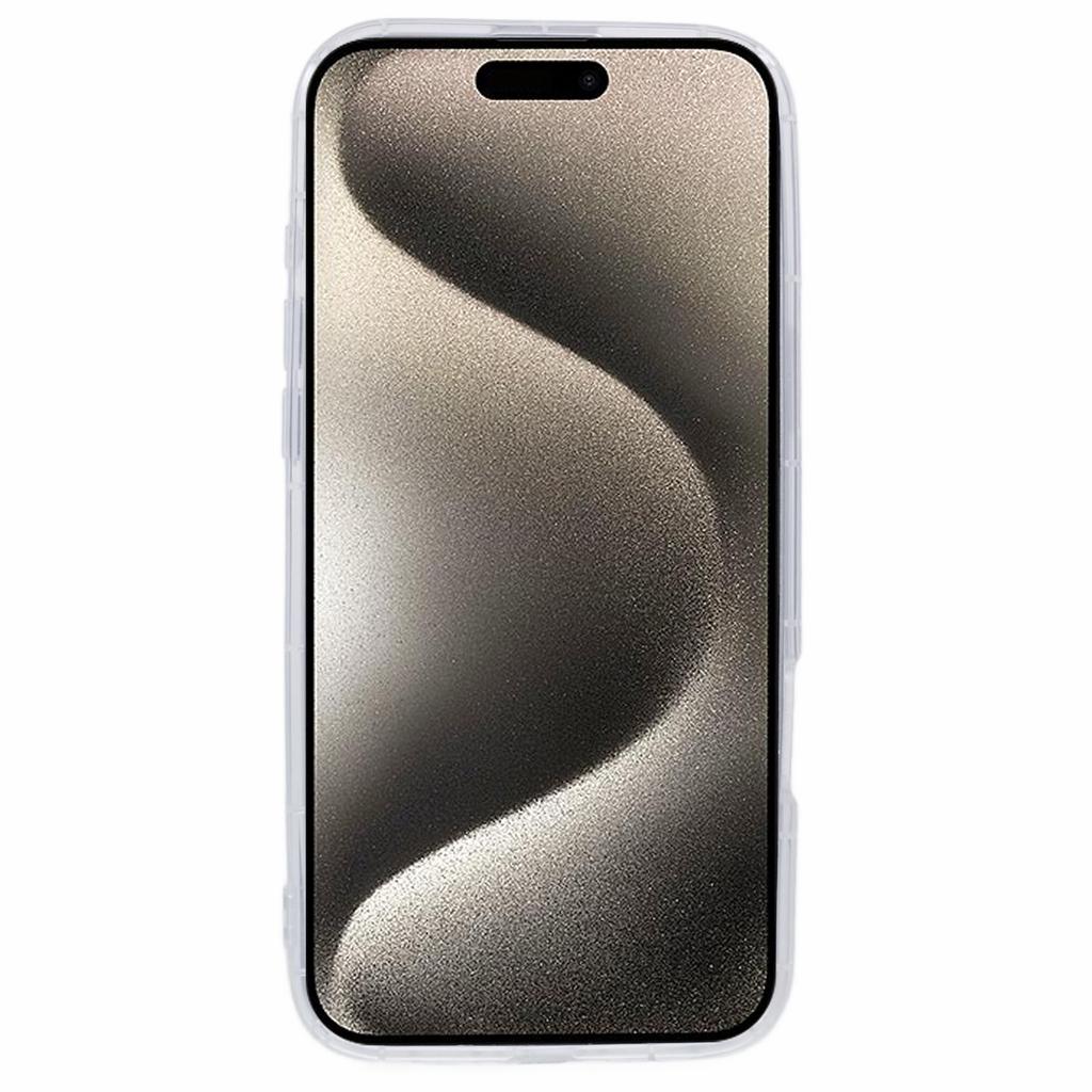 For iPhone 16 Pro Case Transparent Shockproof TPU Phone Cover