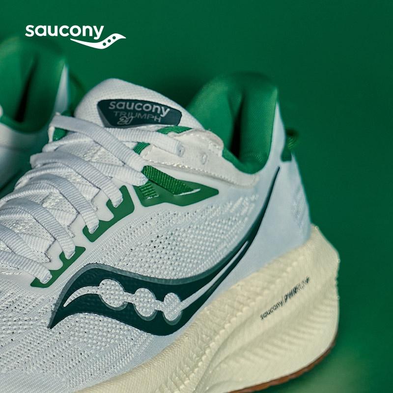 Saucony Triumph 21 Comfortable Slip Resistant, Abrasion Resistant, Breathable, Rebound Low top Men's S20881-136