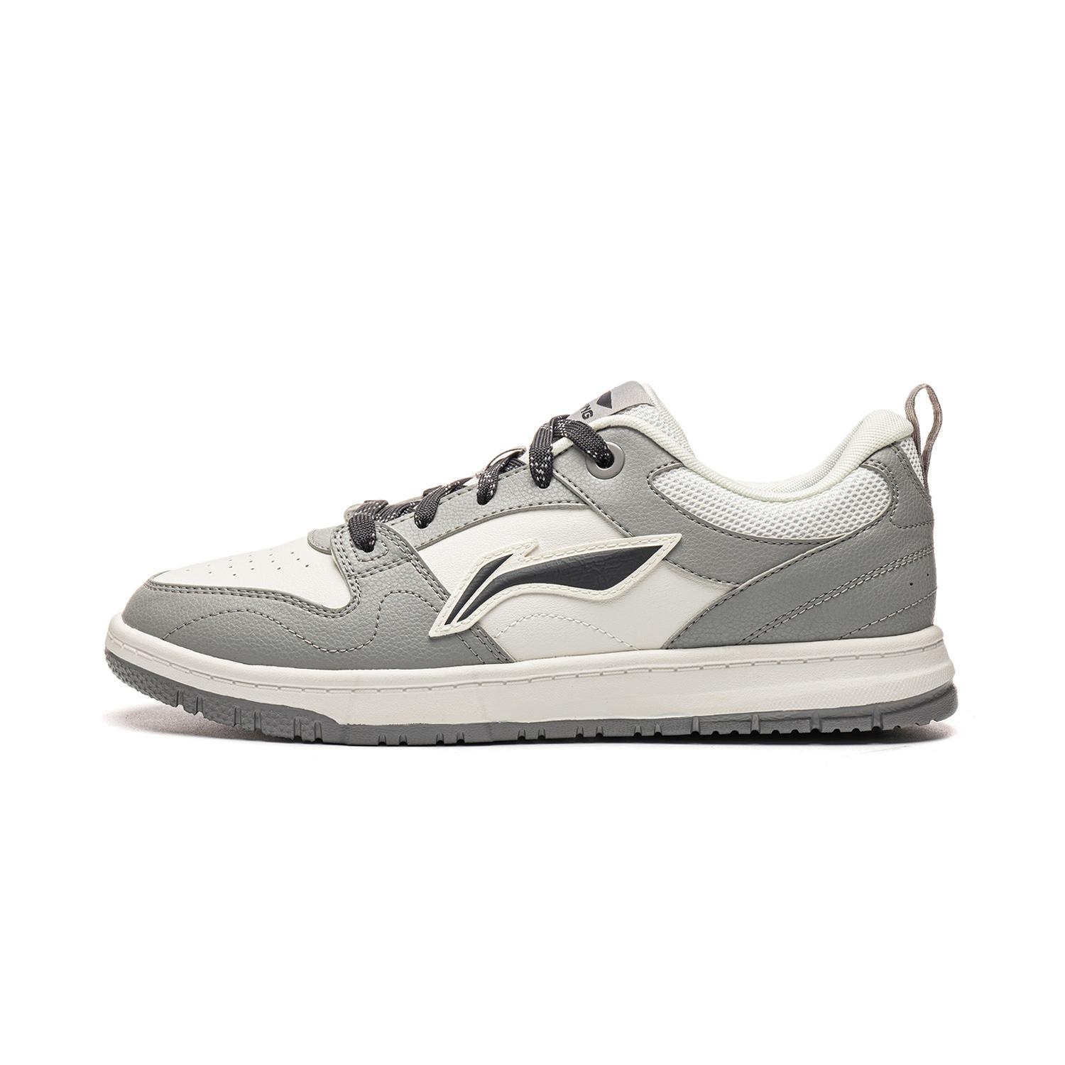 Кроссовки для скейтборда Li Ning Tianji LITE Мужские Низкие Цвет: Слоновая кость/Ультимативный Серый AGCW253-5 39