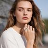 JEWELRYWE Women's Ring Watch Simple Stylish Stainless Steel Finger Ring Free Size Quartz Fashion Accessory - Birthday Christmas Valentine's Day Gift