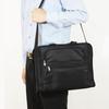 Business Großer Schultergurt Business Pendeln PC Job Schwarz [Raffinato] Herrentasche, Kapazität, Inklusive, Pendeln, Reise, Verkauf, Tasche, Tasche, 15,6 Zoll,