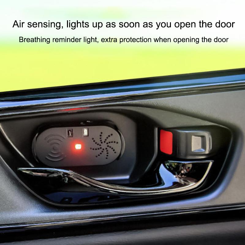 Smart Car Door Opening Sensor Alarm Anti-Collision Device Voice Notifications With High Sensitivity Car Door Opening Sensor
